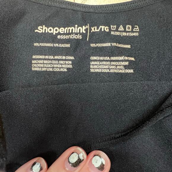 NEW Shapermint Essentials Women's XL All Day Everyday Scoop Neck Cami Black Tank - Picture 6 of 9
